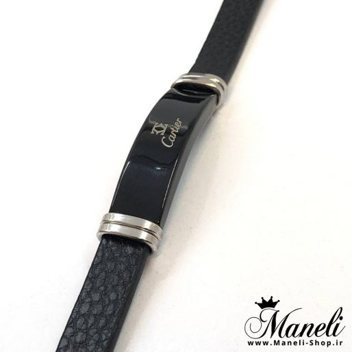 دستبند مردانه چرم