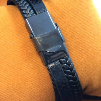 دستبند چرم چهار ردیفه - Image 2