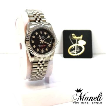ساعت رولکس زنانه صفحه مشکی