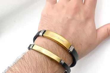 ست دستبند چرم مردانه و زنانه setda0198