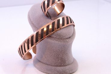 ست دستبند و انگشتر مسی