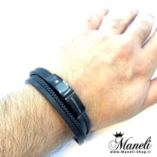 دستبند چرم مردانه