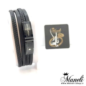 دستبند چرم مردانه