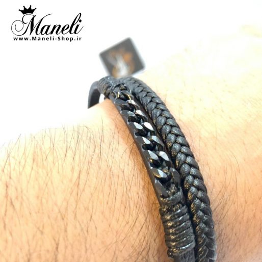 دستنبد چرم مردانه