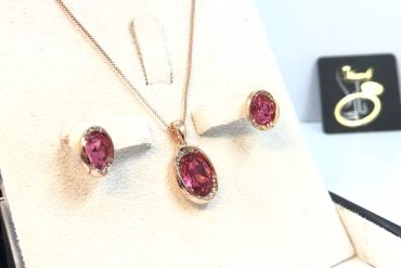 نیم ست سواروسکی برند کلیو