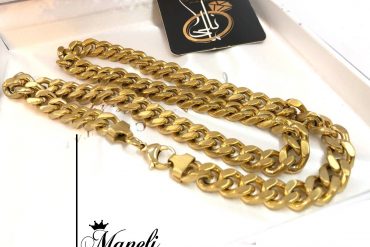 زنجیر کارتیر طلایی استیل