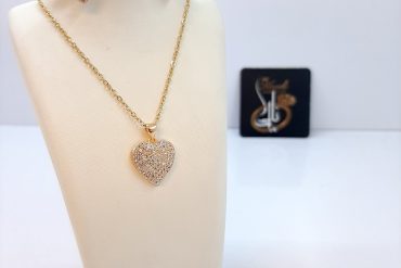 نیم ست قلب رنگ ثابت