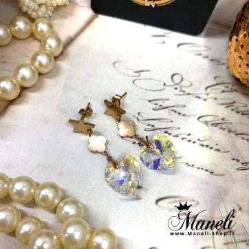 گوشواره سواروسکی سفید