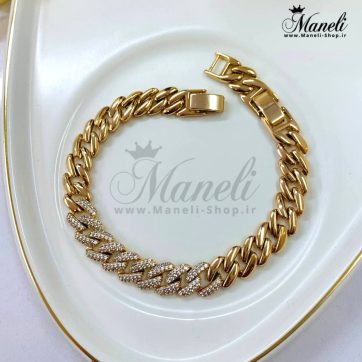 دستبند کارتیر نگین دار