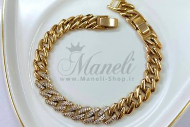 دستبند کارتیر نگین دار