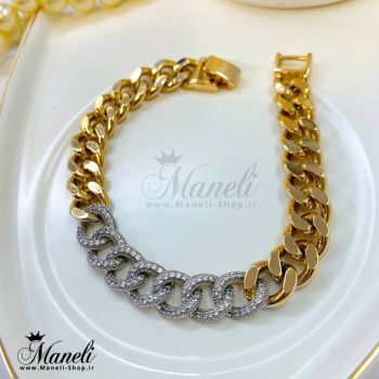 دستبند کارتیر نگین دار