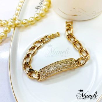دستبند پلاکدار ژوپینگ