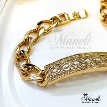 دستبند پلاکدار ژوپینگ