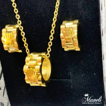 نیم ست رولکس طلائی