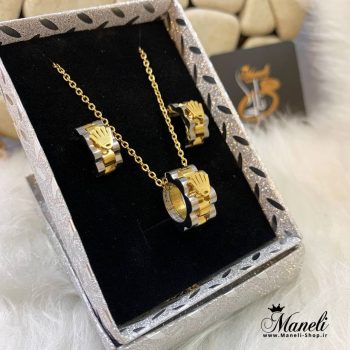 نیم ست رولکس دو رنگ