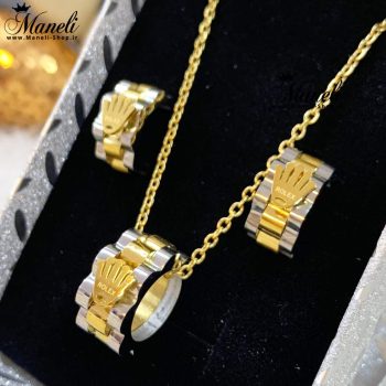 نیم ست رولکس دو رنگ