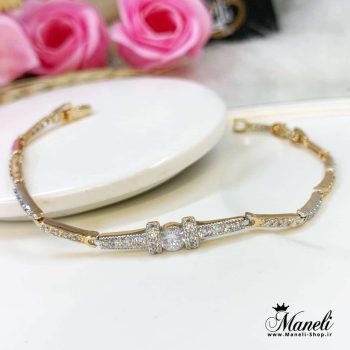 دستبند ژوپینک پر نگین