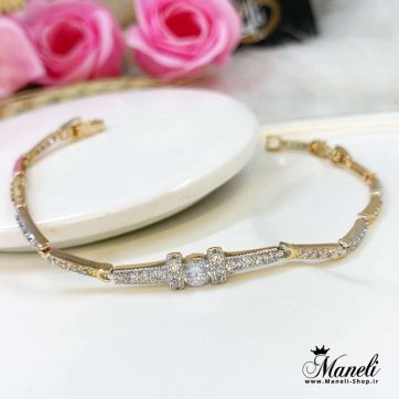 دستبند ژوپینک پر نگین