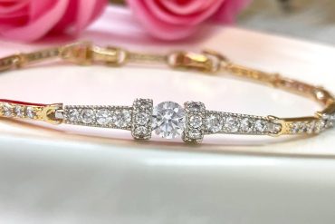 دستبند ژوپینک پر نگین