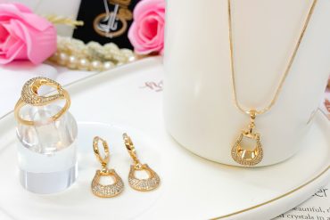 ست گردنبند و گوشواره و انگشتر ژوپینگ