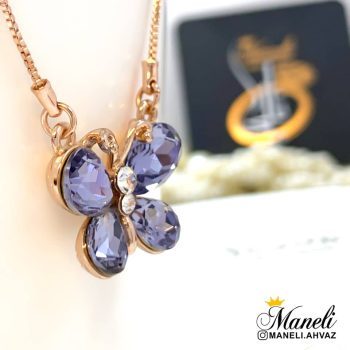گردنبند پروانه سواروسکی