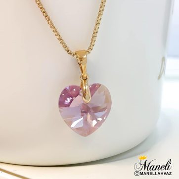 گردنبند قلب سواروسکی