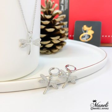 نیم ست دخترانه سنجاقک