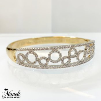 دستبند النگویی نگین دار ژوپینگ