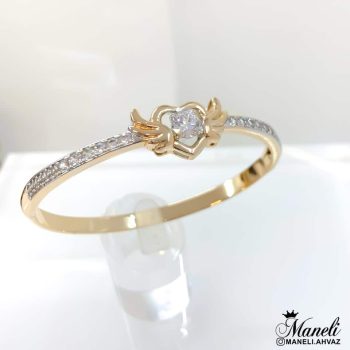 دستبند النگویی قلب