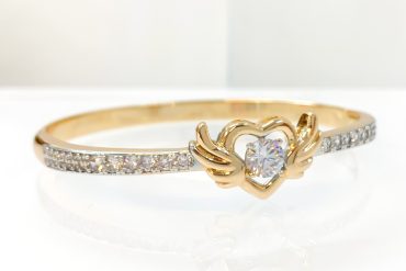 دستبند النگویی نگین دار ژوپینگ mxp653