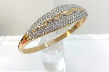 دستبند النگویی نگین دار ژوپینگ mxpg268