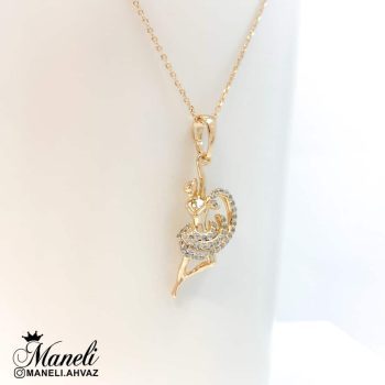 گردنبند بالرین نگین دار ژوپینگ mxp541