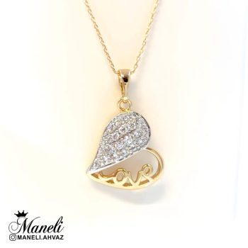 گردنبند قلب نگین دار ژوپینگ mxp581