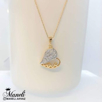 گردنبند قلب نگین دار ژوپینگ mxp581