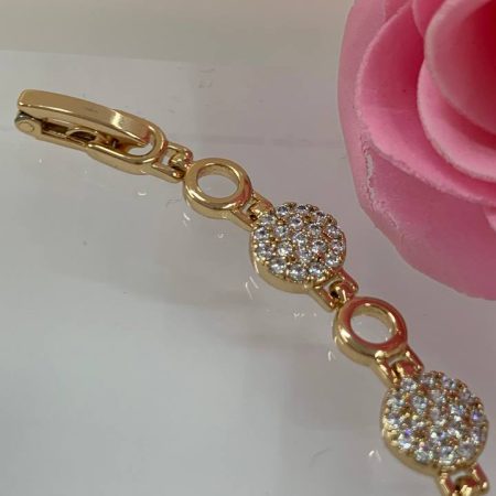 دستبند زنانه نگین دار ژوپینگ 14010707