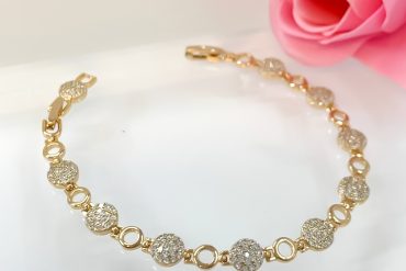 دستبند زنانه نگین دار ژوپینگ 14010707