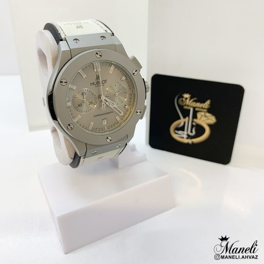 ساعت هابلوت زنانه طوسی روشن hublot 14010729