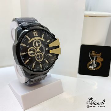 ساعت دیزل شاخدار مشکی طلایی 14010730