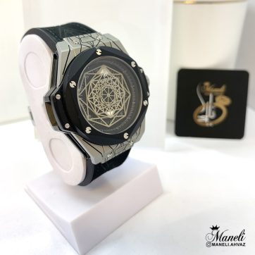 ساعت هابلوت کهکشانی طوسی مشکی 14010731