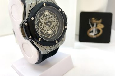 ساعت هابلوت کهکشانی طوسی مشکی 14010731