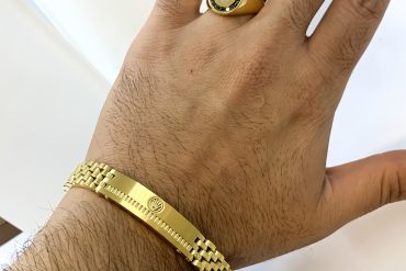 ست دستبند و انگشتر رولکس مردانه 14010732