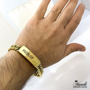 دستبند مردانه هابلوت طلائی HUBLOT 14010733