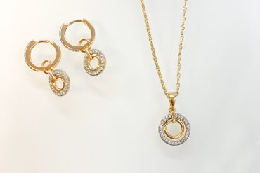 نیم ست ظریف نگین دار ژوپینگ 14010710