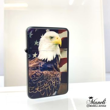 فندک بنزینی طرح زیپو عقاب