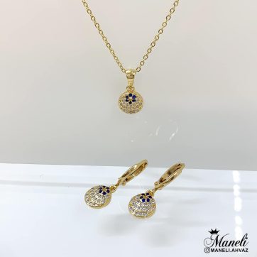 نیم ست چشم نظر نگینی