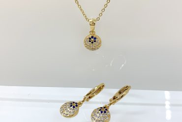 نیم ست چشم نظر نگینی