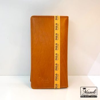 کیف چرم عسلی