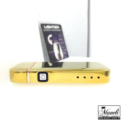 فندک شارژی پره ای طلائی