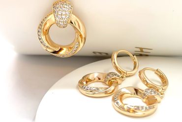 نیم ست ژوپینگ نگین دار 14010925