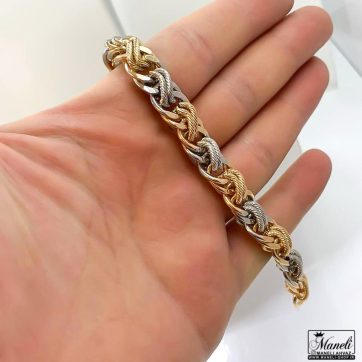 دستبند طرح طلا ژوپینگ طنابی